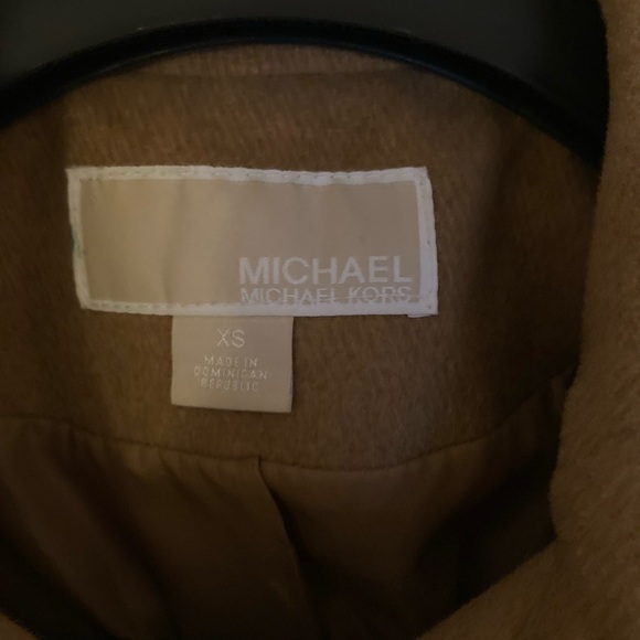 EUC Michael Kors Wool blend coat. Camel color XS. - Picture 2 of 10